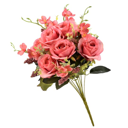 Pink Rose &#x26; Mini Flower Bundle